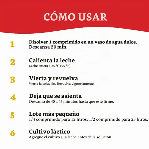 Vista 5 de +QSO Comprimidos de cuajo vegetal, tira de 10
