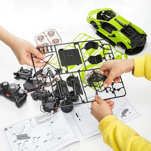 Vista 4 de RASTAR Construye tu propio kit de automóvil Lamborghini Sian FKP37 RC