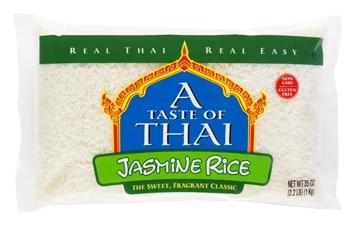 Vista 12 de A Taste of Thai Jasmine Rice Instant (arroz con jengibre y coco) – Auténtico arroz blanco tailandés orgánico, saborizado con especias tailandesas