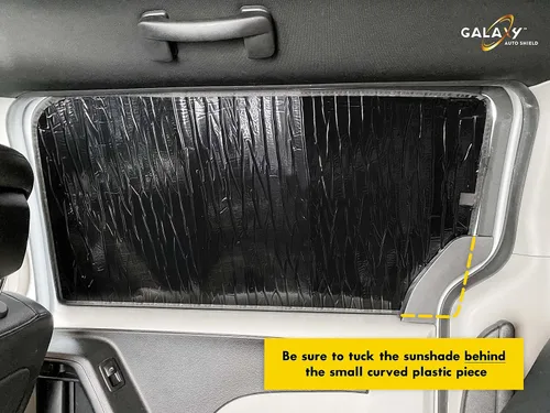 Vista 2 de Parasol para ventana lateral trasera de 2ª fila (2 piezas) para Dodge Grand Caravan 2011, 2012, 2013, 2014, 2015, 2016, 2017, 2018, 2019, 2020