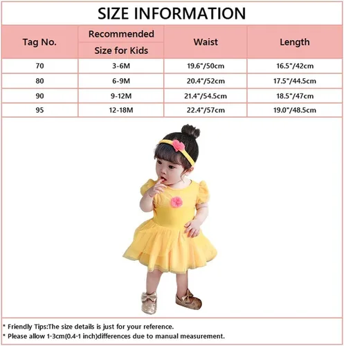 Vista 8 de IZKIZF Disfraz de princesa de Belle Sofía Blancanieves para niñas pequeñas, disfraz de princesa, Navidad, Halloween, mameluco con diadema