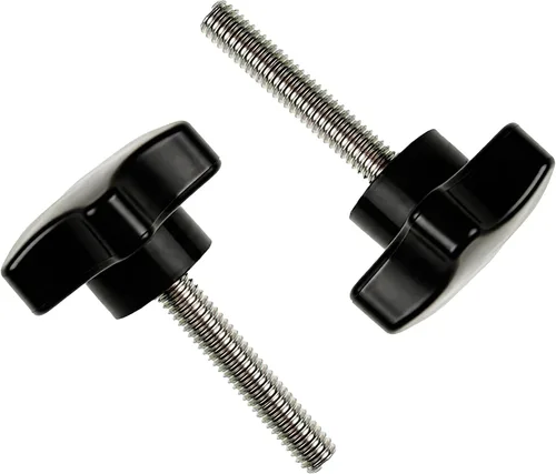 Vista 6 de Paquete de 2 tornillos de ajuste de rosca M8 x 0.787 in (5/16" x 13/16")