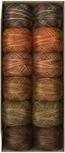 Vista 17 de Valdani Perla Algodón Sz 8 Halloween 73 yardas/Bola