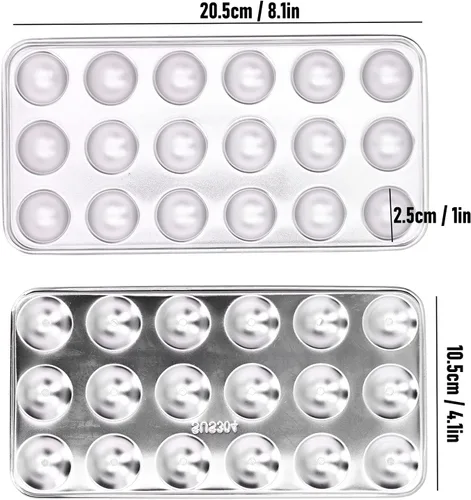 Vista 9 de Bandeja de acero inoxidable 304, herramienta de fabricación de hielo duradera con tapa para el hogar, cocina de verano, fiesta, campamento