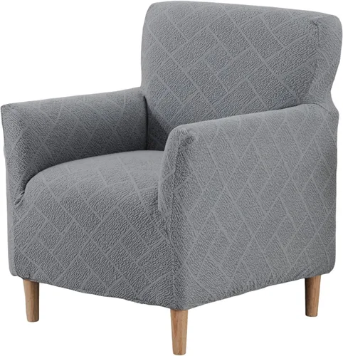 Vista 74 de Fundas de jacquard para sillón de banquete, fundas suaves para sillón de 1 pieza, fundas elásticas para silla de sala de estar, antideslizantes