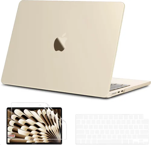 Vista 9 de B BELK Funda compatible con MacBook Air de 15 pulgadas 2026 2025 2024 2023 M5 M4 M3 M2 A3448 A3241 A3114 A2941 Pantalla de retina líquida, carcasa
