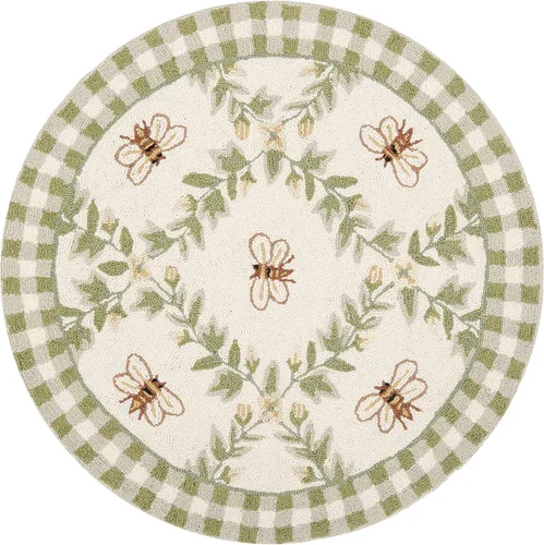 Vista 29 de SAFAVIEH Chelsea Collection - Alfombra decorativa de 1 pies 8 pulgadas x 2 pies 6 pulgadas, color negro, lana de campo francesa enganchada a mano