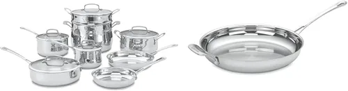 Vista 5 de Cuisinart Contour Stainless - Juego de utensilios de cocina de 13 piezas, color plateado