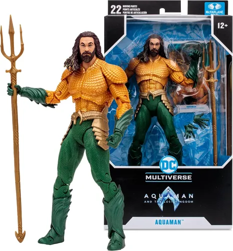 Vista 9 de McFarlane Toys - DC Multiverse Aquaman (Aquaman y El Reino Perdido) Figura de acción de 7 pulgadas