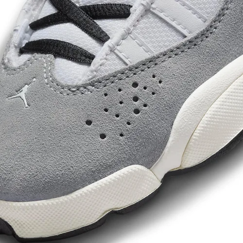 Vista 7 de Jordan Big Kid's 6 Rings BG Lt Smoke GreyWht-Blk Sail (FJ4651 077)