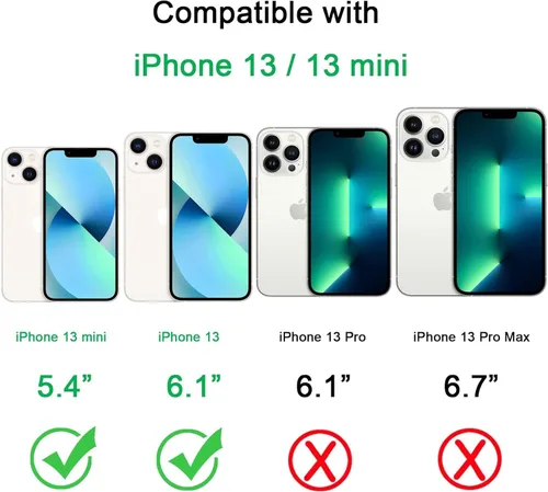 Vista 2 de Protector de lente de cámara para iPhone 13 Mini y iPhone 13, cubierta de lente brillante con diamantes de imitación 3D con diamantes de imitación