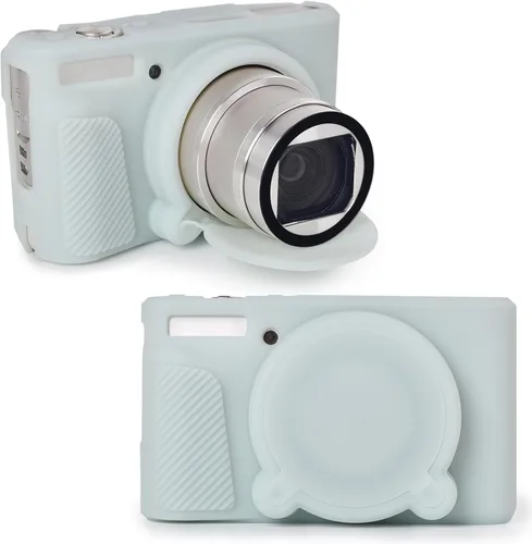 Vista 10 de Rieibi SX740 - Funda de silicona para cámara Canon Powershot SX740/SX730, funda protectora de silicona compatible con cámara digital Canon Negro