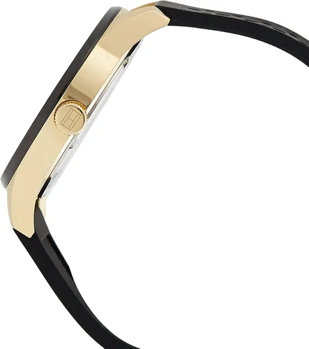 Vista 3 de Tommy Hilfiger Austin Correa de goma negra esfera negra 1791636