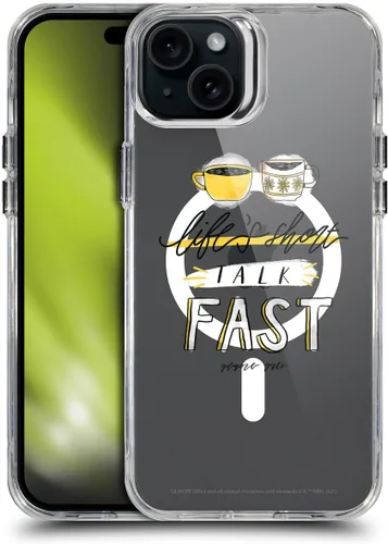 Vista 40 de Head Case Designs Gilmore - Funda negra a prueba de golpes con diseño de dibujos animados para niñas con licencia