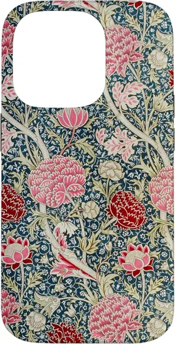 Vista 17 de iPhone 16 Cray - William Morris Art Nouveau Pattern Case