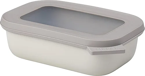Vista 38 de Mepal Cirqula - Recipiente circular rectangular para almacenar y servir alimentos de 67.6 fl oz / 68 onzas con tapas transparentes, perfecto