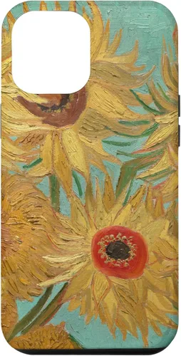 Vista 24 de Vincent van Gogh - Carcasa para iPhone XS, diseño de girasoles
