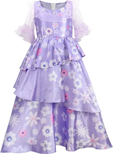 Vista 2 de Bleoavre Vestido de Isabela para cosplay, vestido de princesa, trajes de Halloween para mujer