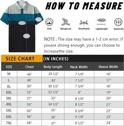 Vista 4 de Polo de golf para hombre grande y alto, ajuste seco, manga corta, impresión, rendimiento que absorbe la humedad, polo deportivo M-7XL