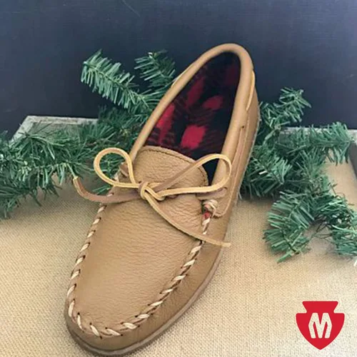 Vista 5 de Minnetonka Mocasín con forro polar para hombre