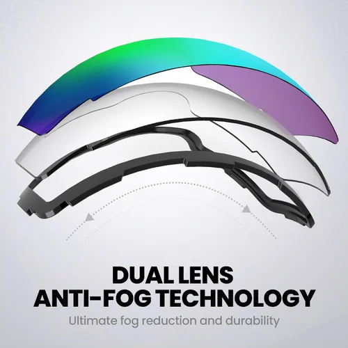 Vista 4 de OutdoorMaster Lentes de repuesto para gafas de esquí PRO, opciones VLT para Vlt 18% Verde