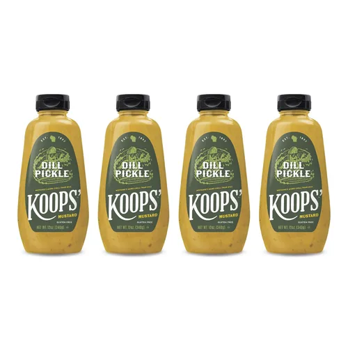 Vista 51 de Koops' Mostaza Arizona Heat - Mostaza dulce y picante, sin gluten, kosher, fabricada en Estados Unidos, a partir de semillas de mostaza de calidad