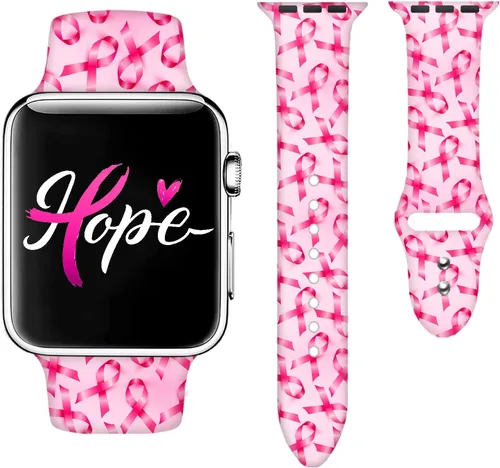Vista 14 de Sport Silicone Band for Apple Watch Bands 38mm-49mm Women Men autismo