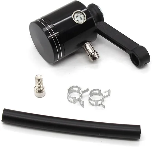 Vista 6 de Embrague de freno de motocicleta cilindro maestro depósito de líquido depósito tanque de aceite compatible con ZX6R ZX10R ZX9R ZX14R ZX7 ZXR400