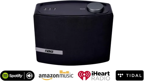 Vista 6 de Naxa Electronics NAS-5001 Altavoz multihabitación Wi-Fi y Bluetooth con control de voz Amazon Alexa compatible con dispositivos iPhone y Android
