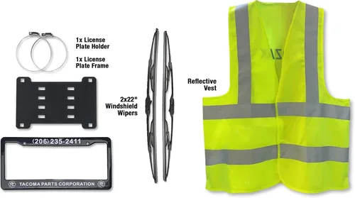 Vista 5 de Compatible con Kenworth T680 2012-2021 Rejilla de parachoques delantero, cepillo de ciervo, protector de alce, redondo, 4 luces LED de 6 pulgadas