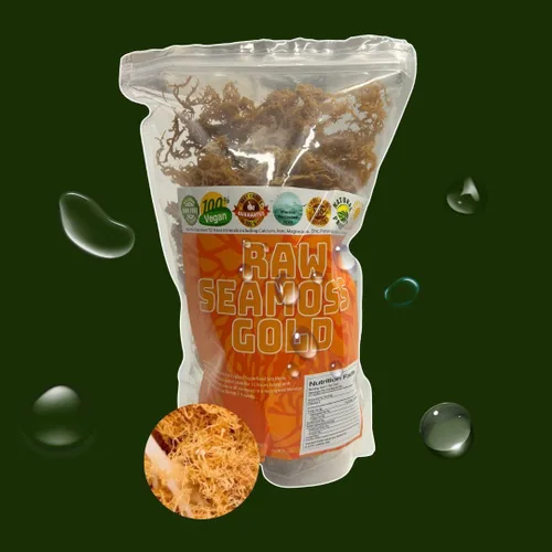 Vista 5 de Musgo marino Musgo marino irlandés Artesanal silvestre - 100% natural, hace más de 120 onzas de gel Seamoss Dr. Sebi - 8 onzas para la salud