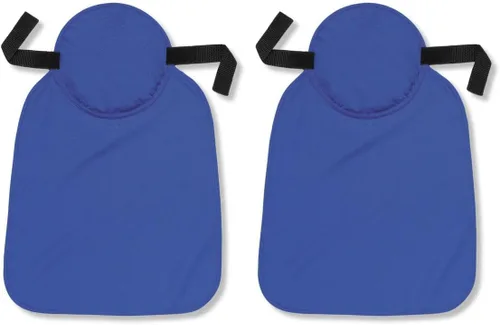 Vista 4 de Ergodyne Chill-Its 6717 Evaporative Polymer Cooling Hard Hat Neck Shade, Solid Blue