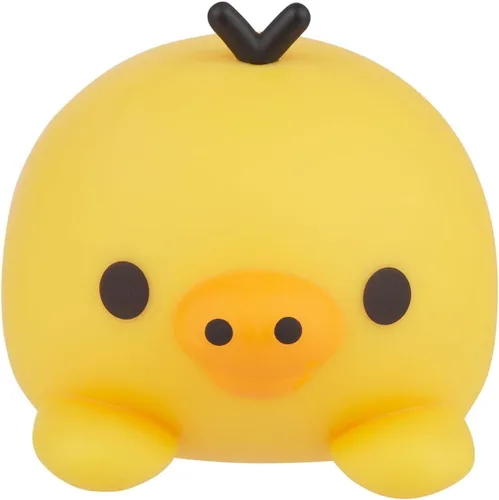 Vista 3 de Rilakkuma Kiiroitori San-X Figura de Juguete de Vinilo Original Acostada Korilakkuma