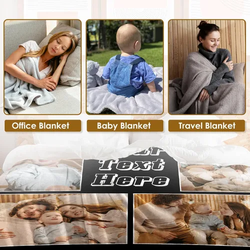 Vista 91 de Manta personalizada con imagen, manta personalizada con texto de fotos, manta de fotos personalizada para amiga, mamá y papá, regalos personalizados