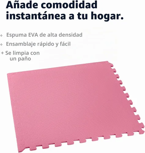 Vista 6 de We Sell Mats - Baldosas multiusos de espuma EVA con un grosor de 0.5 pulgadas, alfombrillas entrelazadas para gimnasios de interior y para el hogar