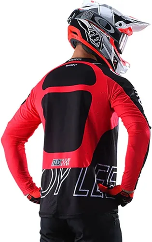 Vista 2 de Troy Lee Designs Cycling MTB Bicycle Mountain Bike Jersey Shirt for Men, Sprint Jersey Drop in SRAM