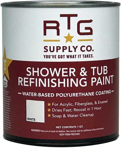 Vista 2 de RTG Supply Co. Pintura de reacabado para ducha y bañera (crema)