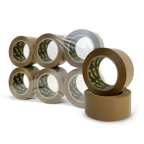 Vista 2 de 36 rollos 1,8 mil Industrial Shipping – Cajas de Cartón multiuso Sellado cintas 2" X 110 yds (330 ft) café ct-18 – 2110-b