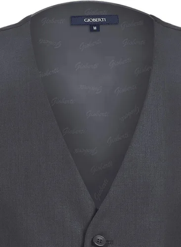 Vista 5 de Gioberti Chaleco de traje formal para hombre para negocios o vestido casual