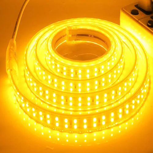 Vista 13 de SUYOOULIN Tira de luces LED, 3.3 pies/3.3 ft súper brillante 4000 lúmenes, 2835 180 LEDs/S/M tiras de luz LED, alto voltaje AC110V-130V Waterpoof