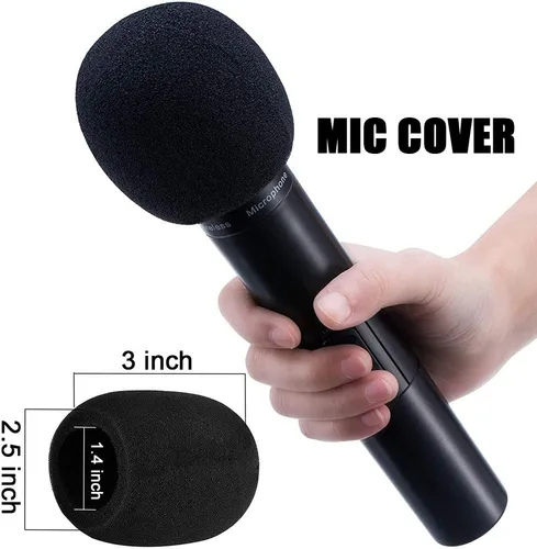 Vista 5 de GLEAM Escudo de aislamiento de micrófono: soporte de trípode de 2 pies 6 pulgadas a 5 pies 10 pulgadas de altura ajustable compatible con micrófonos