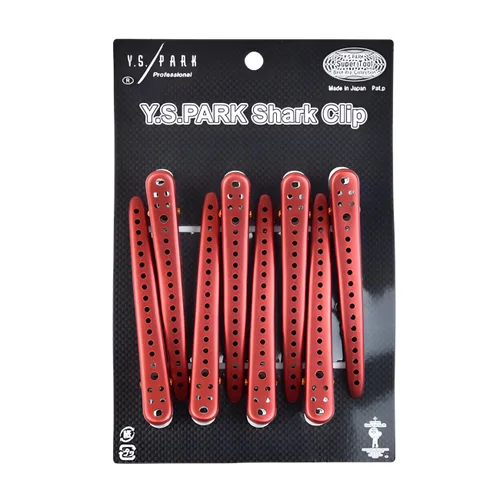 Vista 2 de Y.S.Park Pinza para el cabello Shark 8 piezas (negro metal)