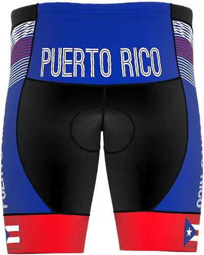 Vista 4 de Puerto Rico Bike Cycling Pro Shorts para Hombre