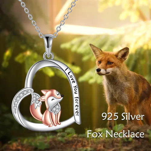 Vista 5 de Ajolote de plata de ley 925, flamenco, zorro, mono, perezoso, flamenco, erizo, caballo, koala, corazón, collar de mono, joyería de animales lindos