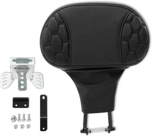 Vista 9 de XFMT Almohadilla de respaldo desmontable ajustable para conductor enchufable para Harley Touring Road King CVO Street Electra Glide 2009-2023