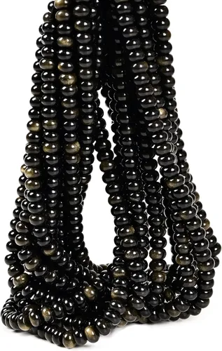 Vista 48 de CAI YI MING, cuentas 2x4mm naturales en forma de rondelle – Espaciadores de gemas sueltas para hacer joyas DIY (Amazonita)