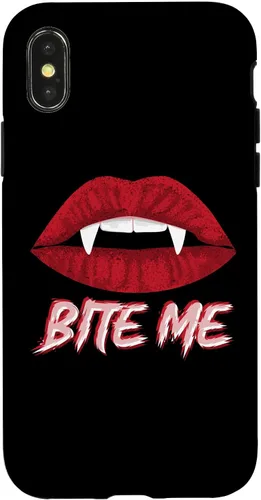 Vista 5 de Bite Me Vampire Fangs DIY Halloween for Aspiring Dracula Case for iPhone 17