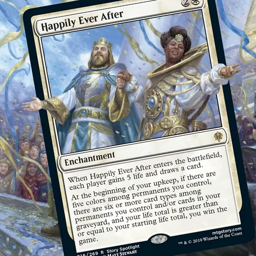 Vista 3 de Magic: The Gathering Caja de refuerzo del trono de Eldraine Paquete de 36 Booster (540 tarjetas) Sellado de fábrica