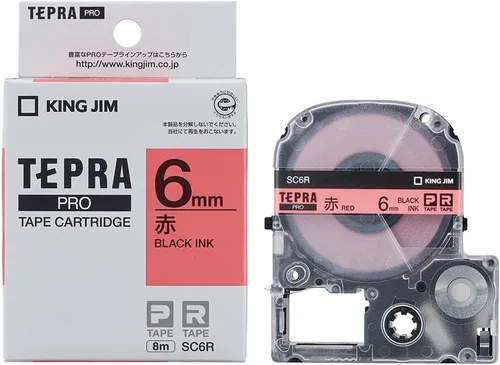 Vista 38 de King Jim Tepra PRO SC6B Color Label 0.236 in Cartucho de cinta azul