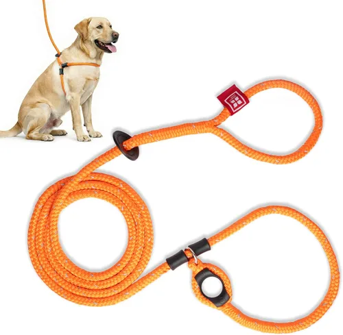 Vista 12 de Harness Lead Juego de arnés y correa para perro sin tirones, arnés antitirones para todas las razas y tamaños, diseño de cuerda acolchada de una